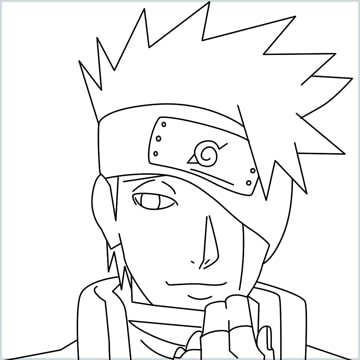 How To Draw Kakashi Step by Step - [11 Easy Phase]