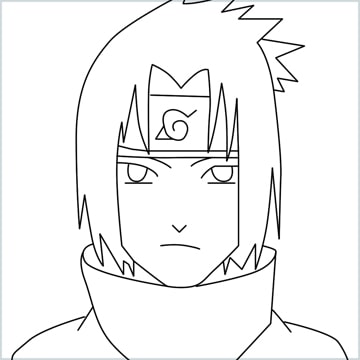 How to Draw Sasuke