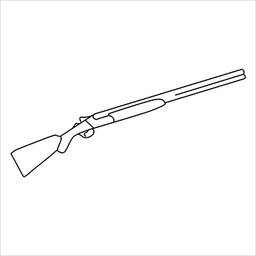 12 Gauge Shotgun drawing