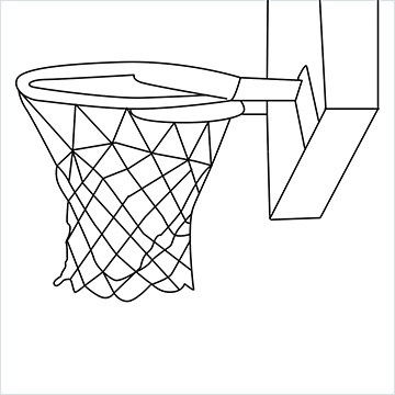 Basketball Net drawing