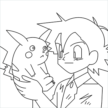 Ash And Pikachu drawing