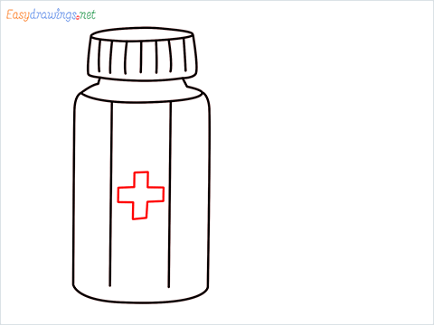 how to draw Medicine Step (7)