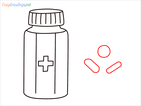 how to draw Medicine Step (8)