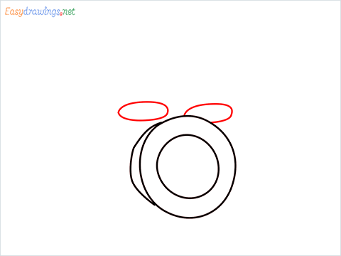 how to draw a drum set Step (3)
