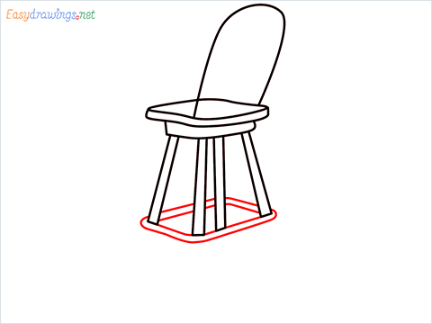 how to draw a end Table Step (5)