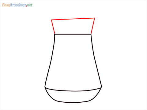 how to draw a jug Step (4)