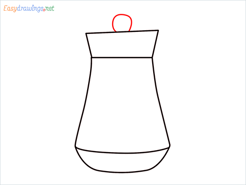 how to draw a jug Step (5)