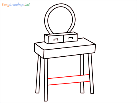 how to draw a mirror Step (9)