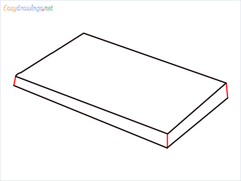 how to draw chocolate bar Step (3)