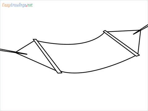 how to draw hammock Step by Step for Beginners