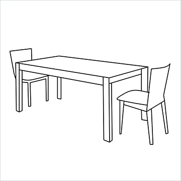 Dining Table drawing