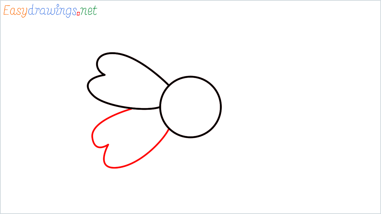 How to draw Blossom Emoji step (3)