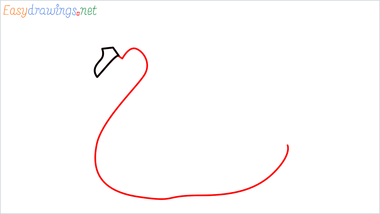 How to draw Swam Emoji step (2)