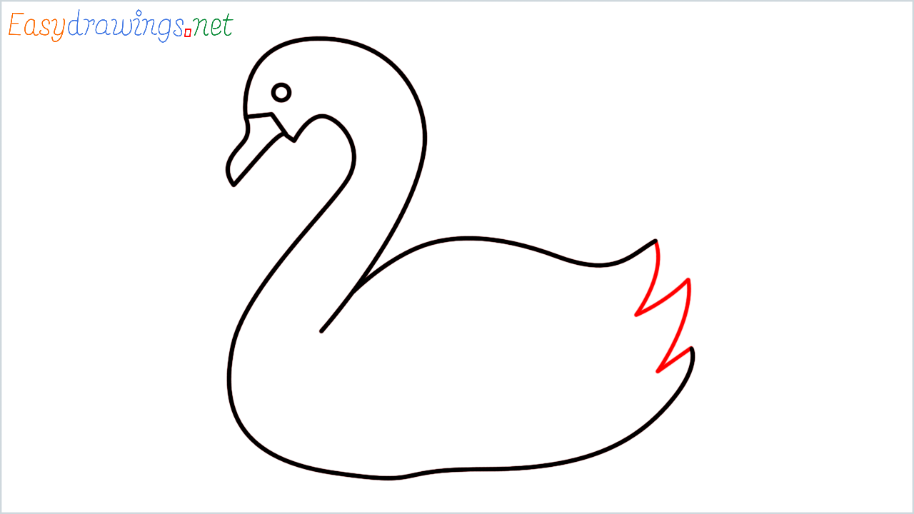 How to draw Swam Emoji step (5)