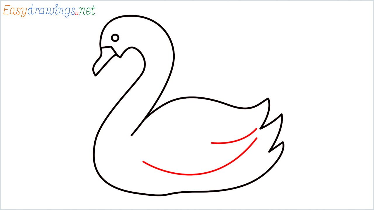 How to draw Swam Emoji step (6)