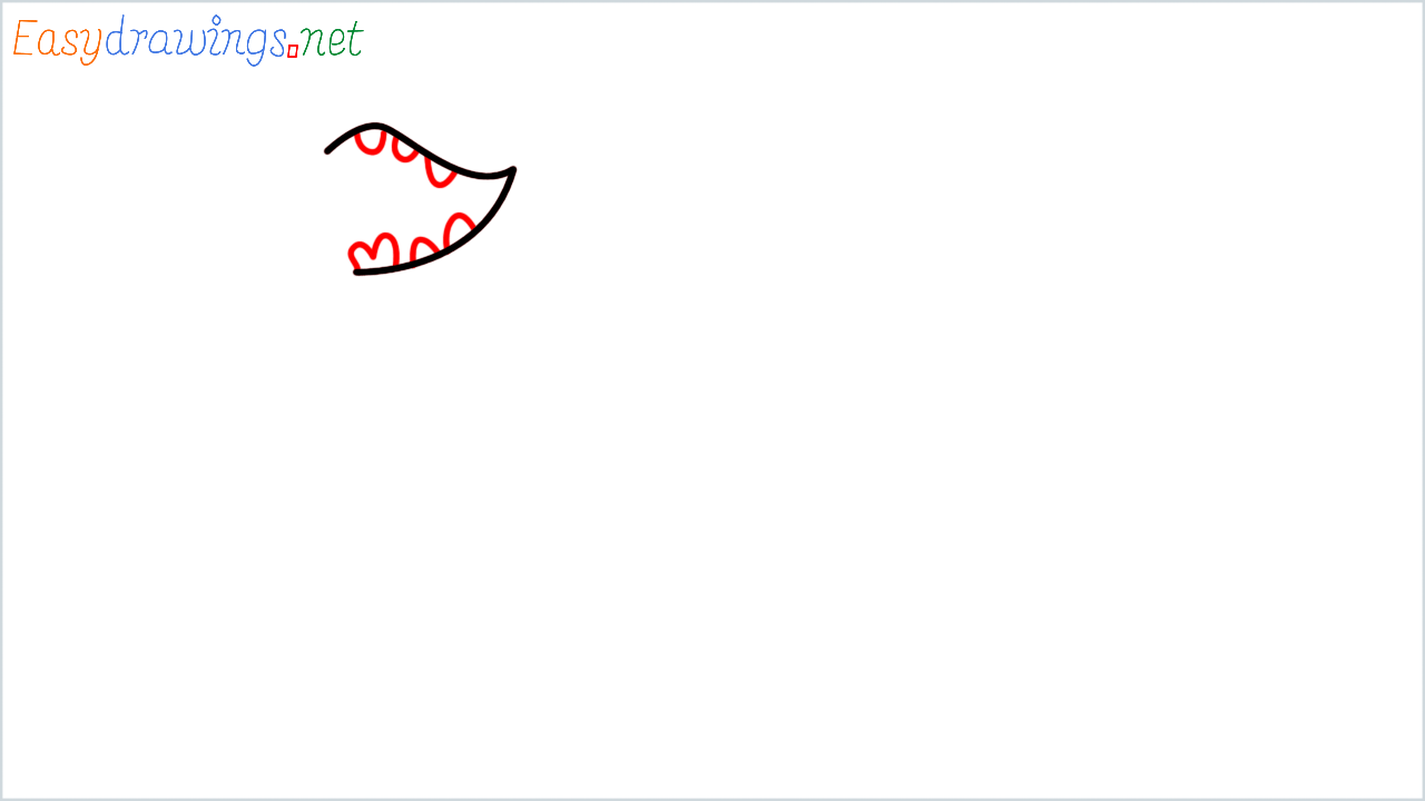 How to draw T rex Emoji step (2)
