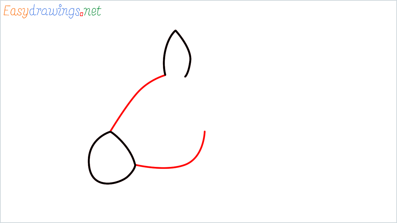 How to draw Unicorn Emoji step (3)