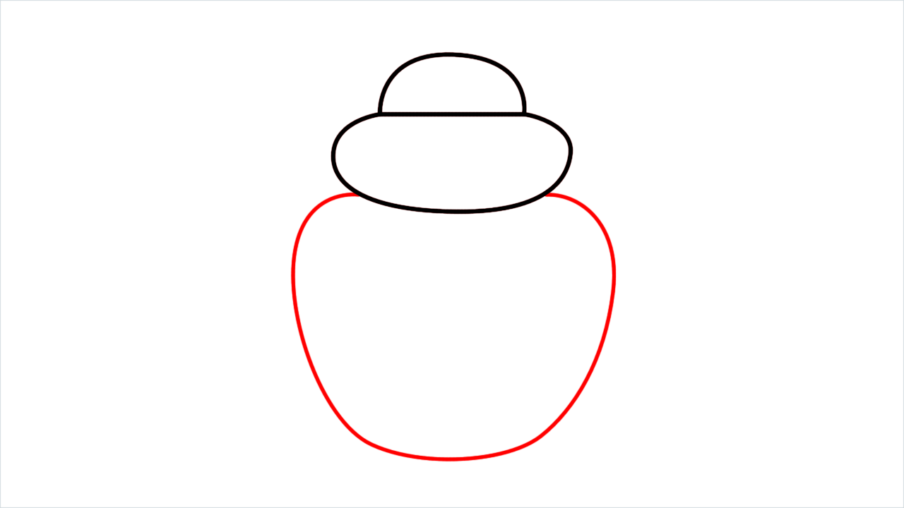 How to draw beetle Emoji step (3)