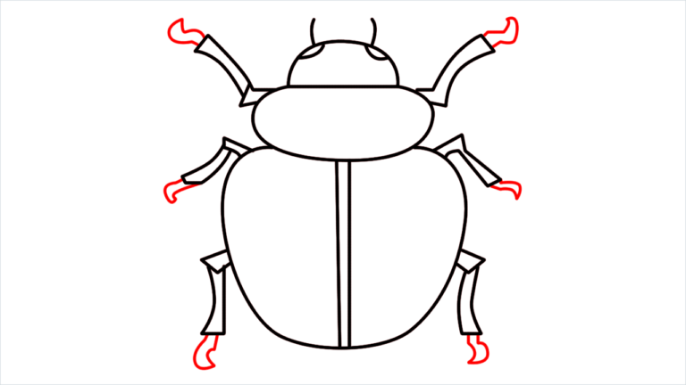 How To Draw Beetle Emoji Step by Step - [7 Easy Phase]