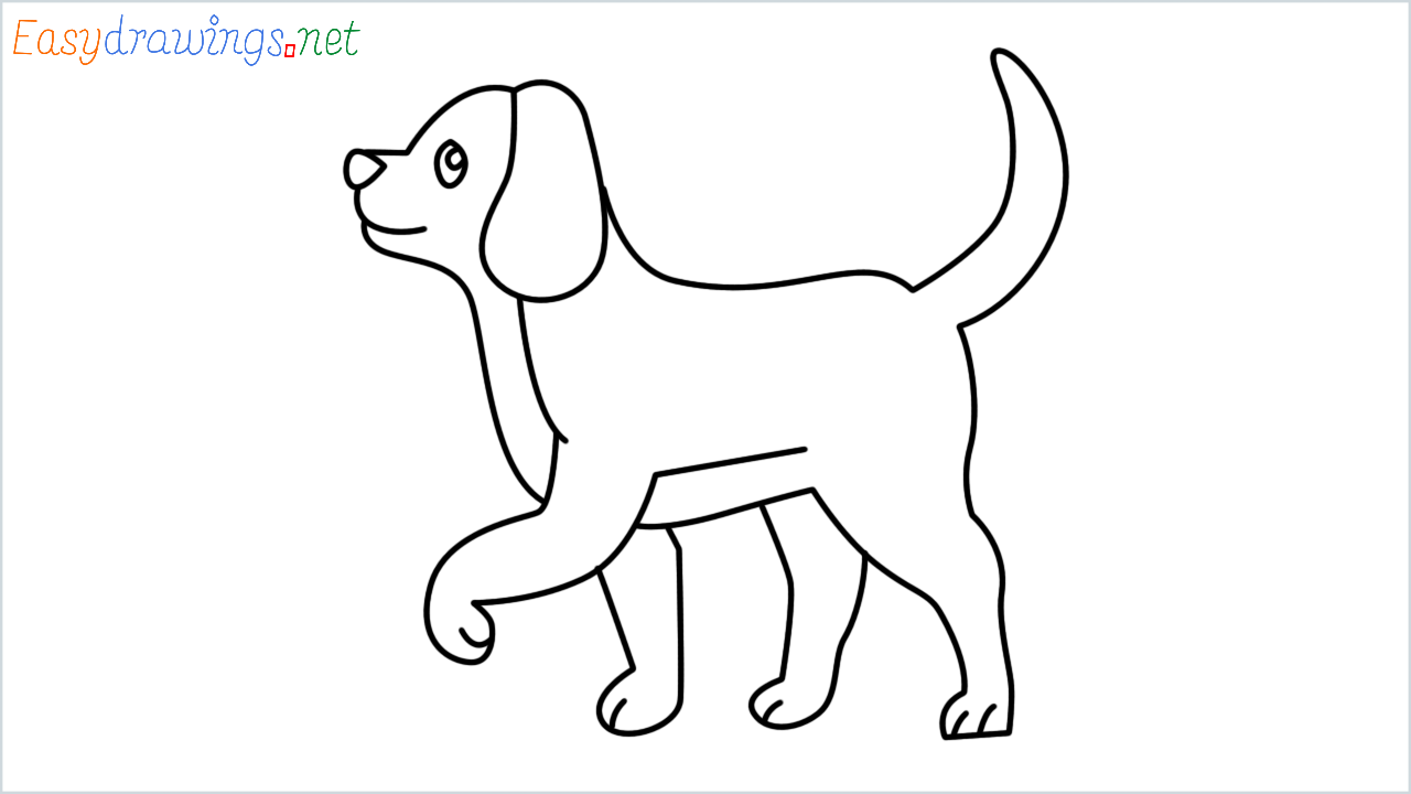 How to draw dog Emoji step by step for beginners