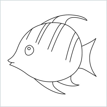 draw Tropical fish Emoji