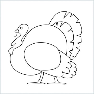 draw Turkey Emoji