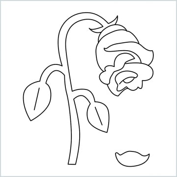 draw Wilted flower Emoji