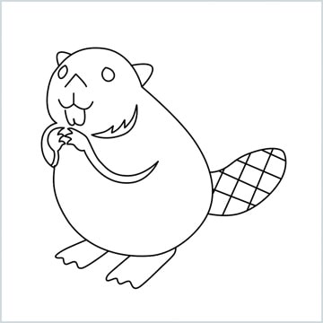 draw beaver Emoji