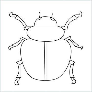 draw beetle Emoji