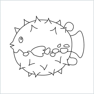 draw blowfish