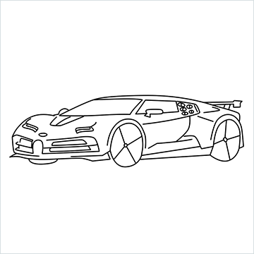 Bugatti La Voiture Noire drawing