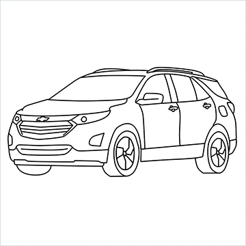 Chevrolet Equinox drawing