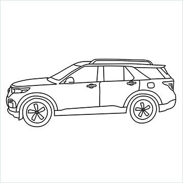 Ford Explorer drawing