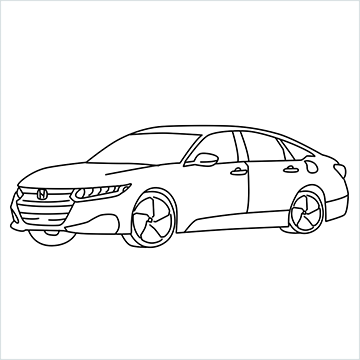 Honda Accord drawing