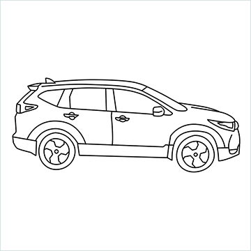 Honda CR-V drawing