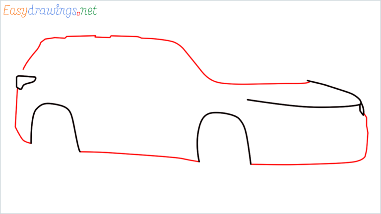 How To Draw Chevrolet Traverse Step by Step - [13 Easy Phase]