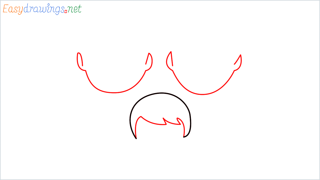 How to draw Family Emoji step (2)