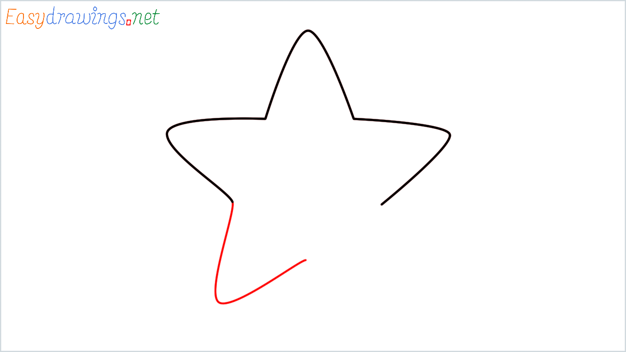 How to draw Glowing star Emoji step (4)
