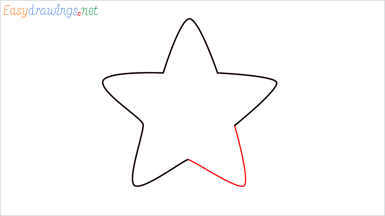 How to draw Glowing star Emoji step (5)