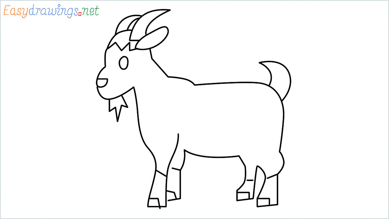 How To Draw Goat Emoji Step by Step - [12 Easy Phase]