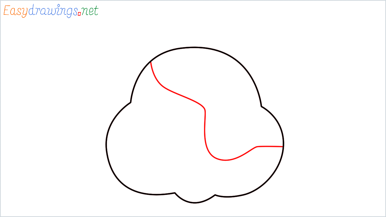 How to draw Hamster Emoji step (3)