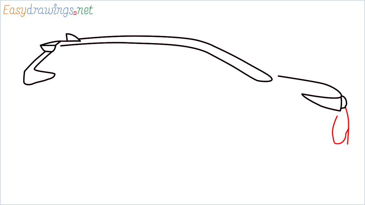 How to draw Honda CR-V step (4)