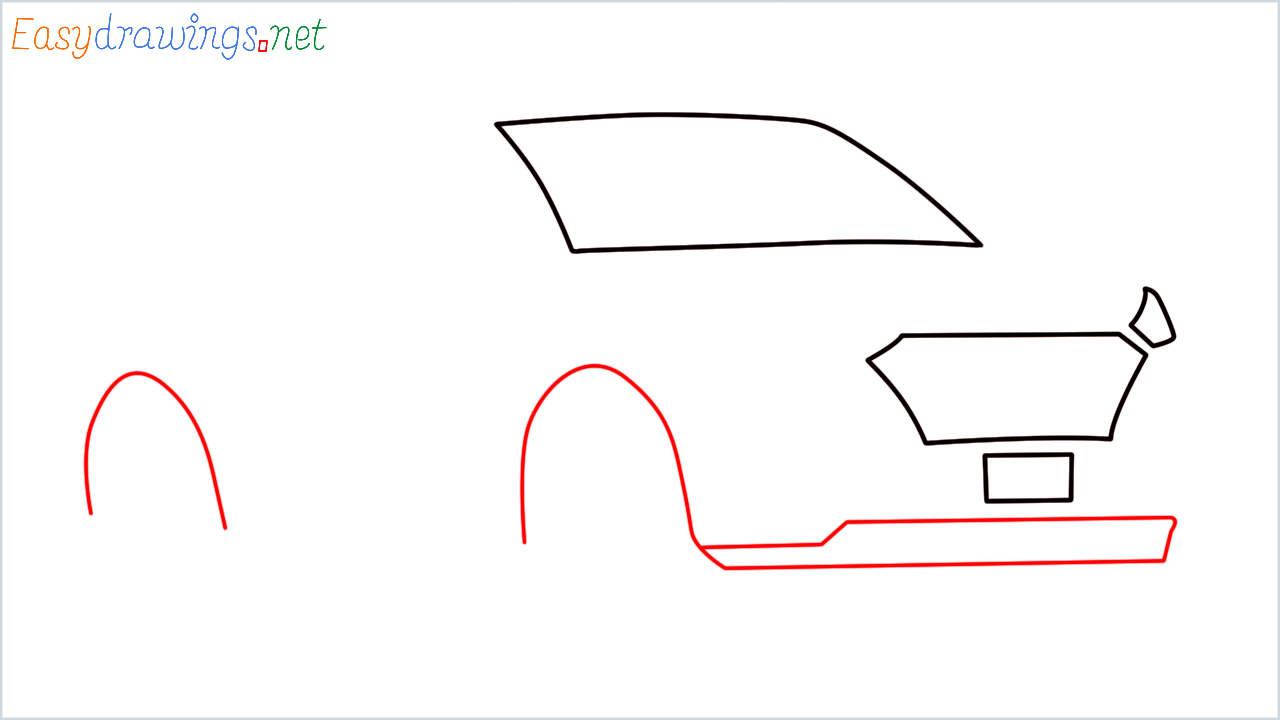 How to draw Hyundai Tucson step (3)