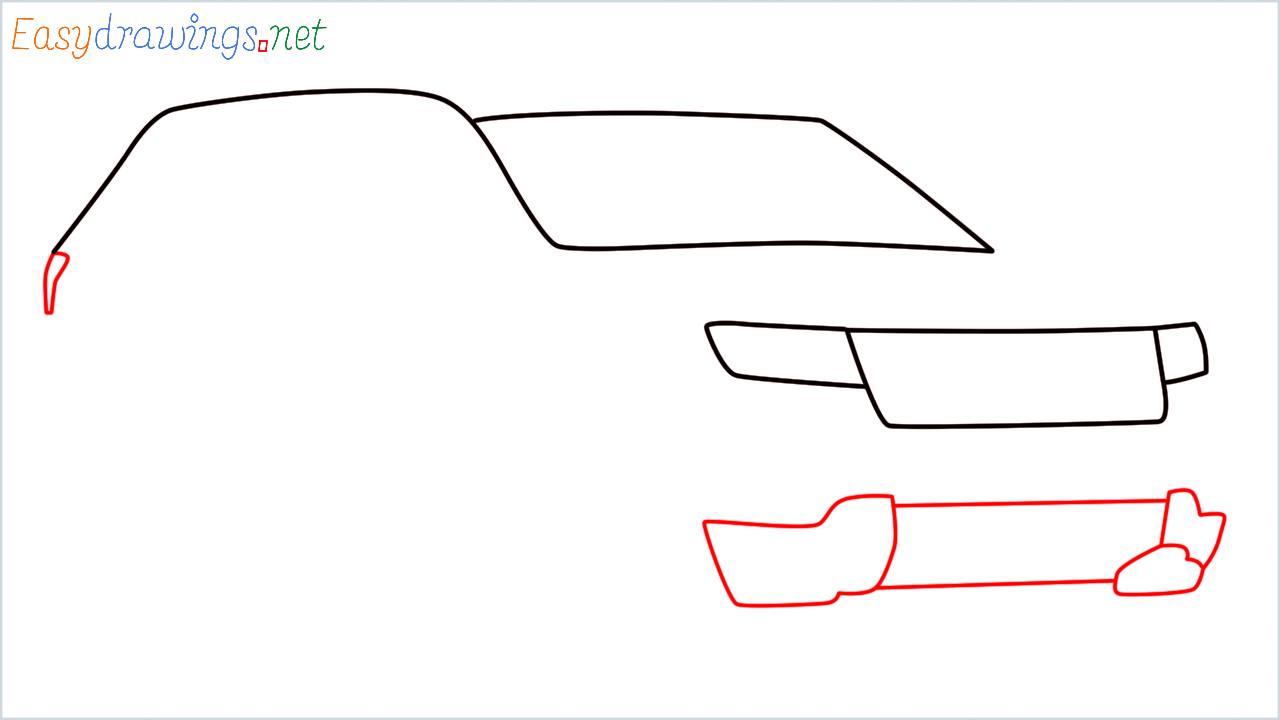 How to draw Jeep Grand Cherokee step (4)
