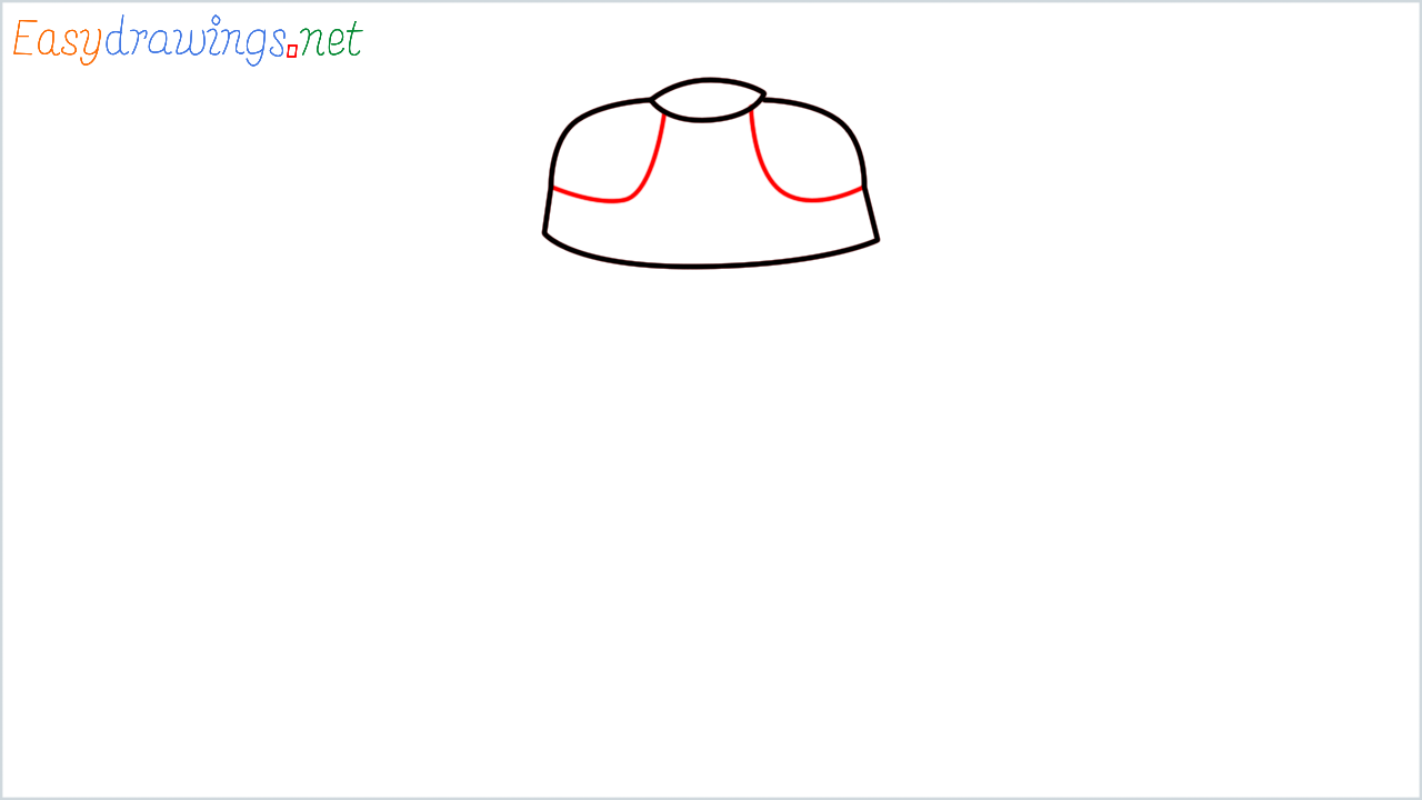 How to draw Lady beetle Emoji step (3)