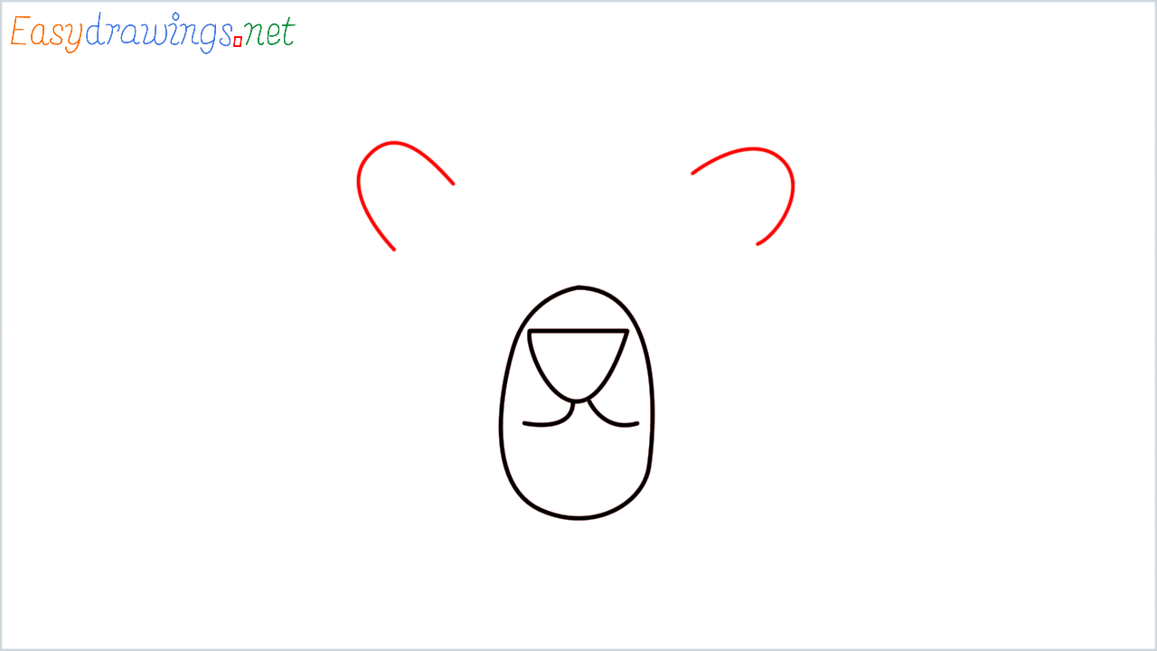 How to draw Lion face Emoji step (4)