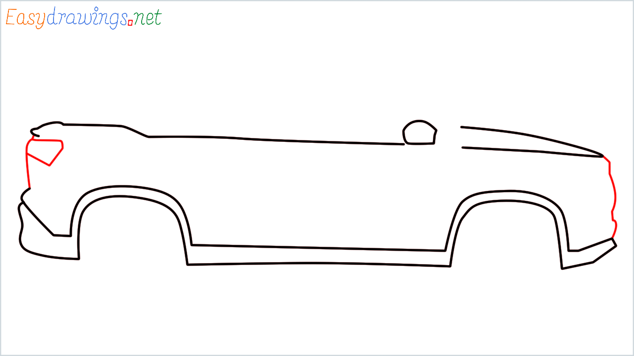 How to draw MG Hector step (4)