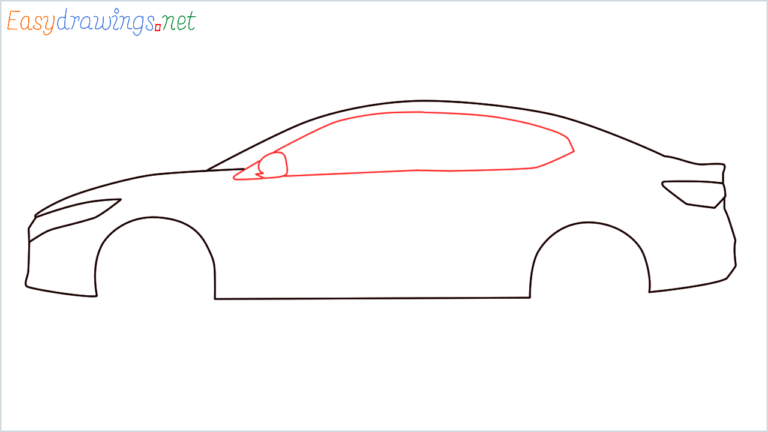 How To Draw Nissan Sentra Step by Step - [10 Easy Phase]