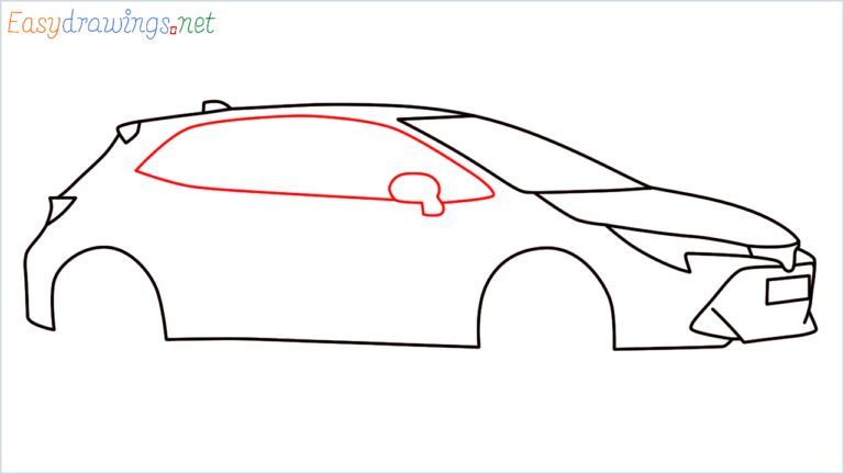 How To Draw Toyota Corolla Step By Step - [14 Easy Phase]