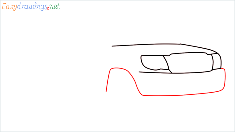 How To Draw Toyota Tacoma Step by Step - [18 Easy Phase]